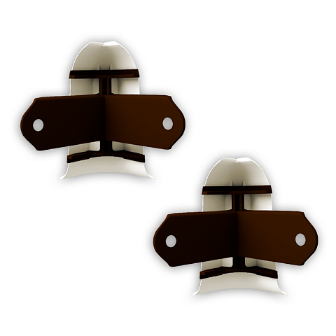 Соединитель Лексида Угловой нар. с держателем 403 Дуб верде (фото 2)