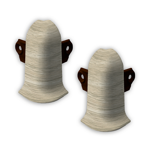 Соединитель Лексида Угловой нар. с держателем 403 Дуб верде (фото 1)