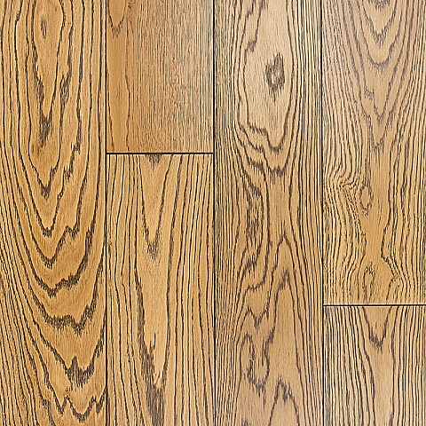 Инженерная доска CROWNWOOD Classic Arte 2-х слойная шип-паз Дуб Рюмеланж УФ-лак/Рустик/Браш 400..1500 x 175 x 15 / 1.313м2 (фото 1)