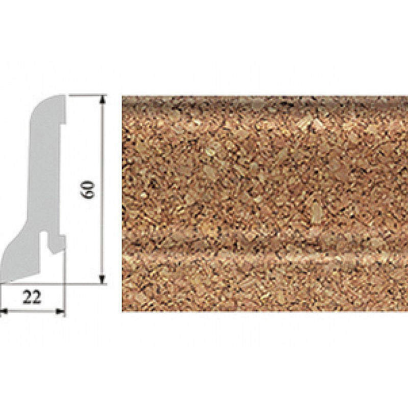  Плинтус Corkstyle Cork Natural