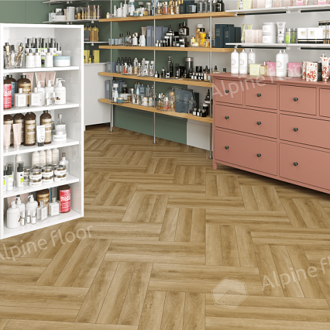 Alpine Floor Herringbone 8 Pro 4V 33 (CH) LF102-2B New_ Дуб Эльзас (фото 5)