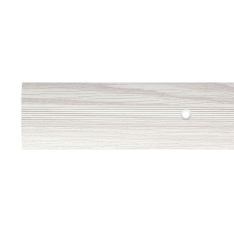 Порожки (Русский профиль) Стык одноуровневый 38 мм/ Ясень серый 38x4мм x 0.9м (фото 1)
