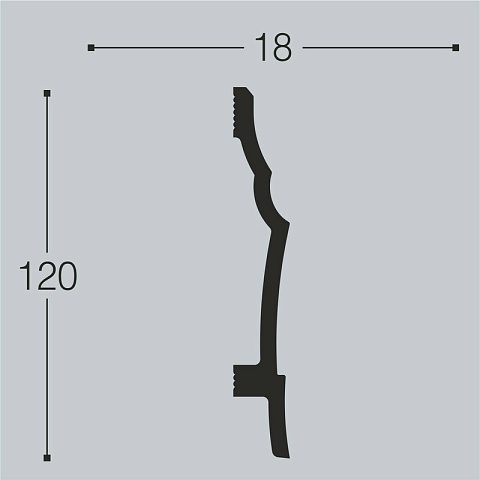 XPS П 19 120х18/ Белый (фото 2)