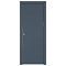 Межкомнатная дверь Profil Doors ПрофильДоорс 1 E кромка хром 4 Eclipse 190 Экспорт Антрацит Глухая (миниатюра фото 1)