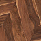 Coswick Французская елка 3-х слойная T&G шип-паз (60°) 1383-3101 Натуральный (Порода: Американский орех) (миниатюра фото 1)