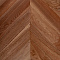 CROWNWOOD Лофт  Французская елка 45° 2-х слойная (шпонка) Арт.: 120407, Американский орех Селект, Масло 480 x 120 x 14мм (миниатюра фото 1)
