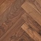 Wood Bee Herringbone Американский Орех Кангари гладкий глянец Cangaree, UV-лак gloss 30±5% (левая) (миниатюра фото 1)