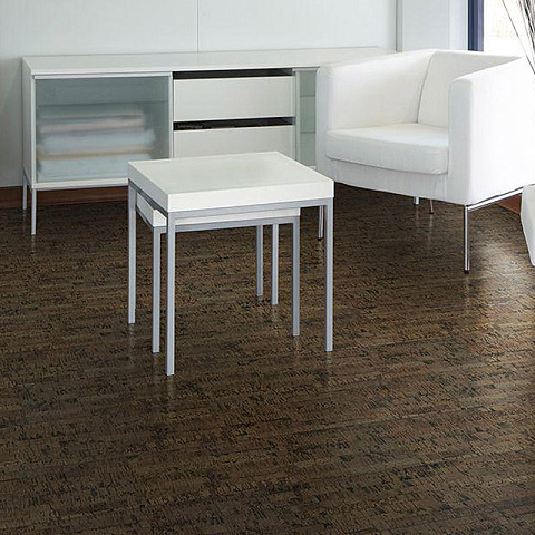 Пробковый пол Corkstyle CorkPro 4V Linea Brown (glue) (фото 3)