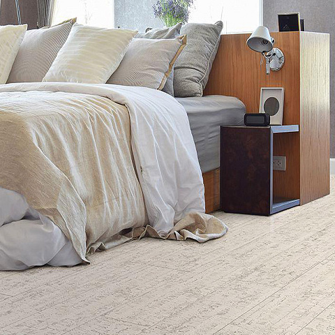 Пробковый пол Corkstyle CorkPro 4V Linea Milk (glue) (фото 3)