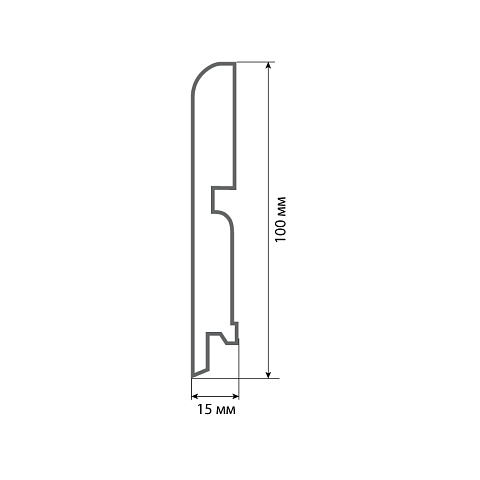 Finitura dekor R13 100х15х2400/ 022 (фото 2)