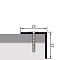 Порожки (Русский профиль) Профиль угловой 25 мм/ Дуб аляска 25х25мм x 0.9м (миниатюра фото 2)