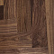 CROWNWOOD EXOTIC ONE Английская елка 90° 2-х слойная Орех Американский Натуральный Селект лак 600 х 125 х 15 / 1.50 м2 (миниатюра фото 2)