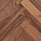 Wood Bee Herringbone Американский Орех Селект гладкий глянец Select, UV-лак gloss 30±5% (правая) (миниатюра фото 1)